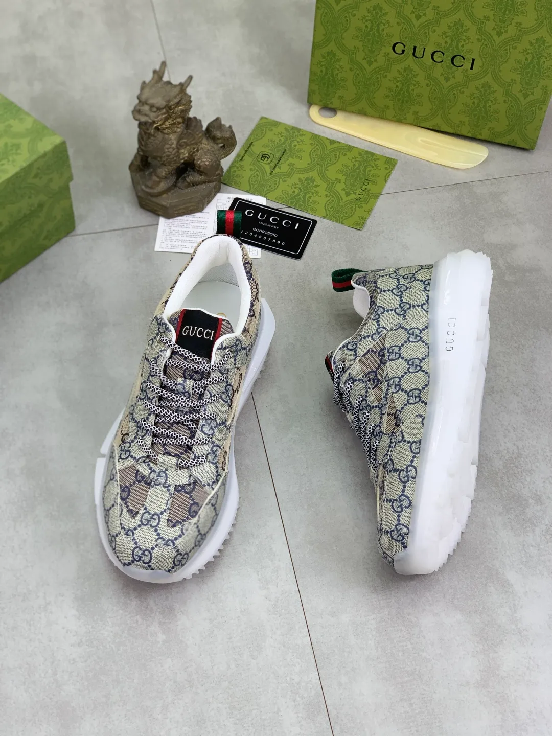 Men's men's shoes 💰P440💰 [New model] (GUCCI) official website's latest 🎁🎁casual and fashionable men's shoes 👟, hot style 💥 style is simple and elegant, exclusive for trendy men. Unique official website's latest brand double G elements Original 👑Gucci decoration, fashionable and generous, the fabric is original frosted calfskin✅Fully imported first-layer pigskin lining, the official website specifies wear-resistant, lightweight original rubber casual outsole, the classic model is taken in real life🎬38-44 3️⃣ colors available